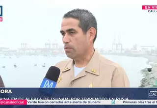 Marina advierte olas de hasta 2.31 m por tsunami en Talara