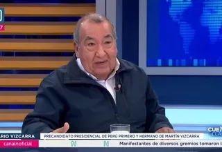 Mario Vizcarra descarta indulto a su hermano y defiende su inocencia