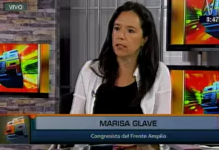 Marisa Glave: "No se pueden tolerar discursos que discriminan"