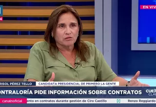 Marisol Pérez Tello admite conflicto ético en caso Miguel del Castillo