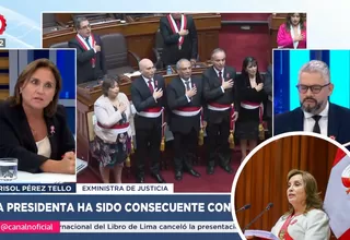 Marisol Pérez Tello: "El mensaje presidencial fue una mentira"