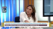 Marisol Pérez Tello: Es penoso lo que ha pasado con el Partido Morado - Noticias de ppc