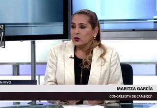 Maritza García confirmó que hubo conversaciones con Salaverry para integrar Cambio 21