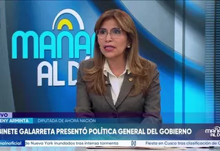 Marleny Arminta respalda presentación de Luis Galarreta y exige resultados en seguridad ciudadana