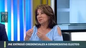 Martha Chávez: Mi reacción es de desdén a una posición innecesariamente ineficiente - Noticias de martha-moyano