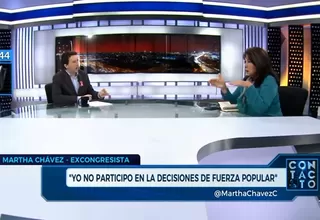 Martha Chávez: "No hay ninguna prueba que vincule a Keiko con un acto de corrupción"