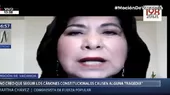 Martha Chávez: No podemos dejar que Vizcarra siga un minuto más - Noticias de martha-moyano