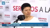 Martha Moyano: "Nunca tuve la esperanza de que la OEA presente un informe imparcial" - Noticias de martha-hildebrandt