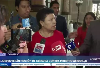 Martha Moyano: “La persona más paciente que conozco en la historia de la política es Keiko Fujimori”