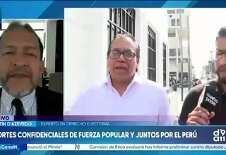 Martín D’Azevedo cuestiona vacíos en la ley electoral tras aportes confidenciales de partidos