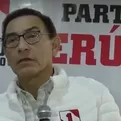 Martín Vizcarra a favor de adelanto de elecciones