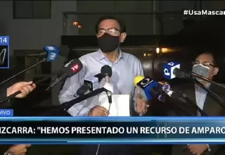 Vizcarra tras su inhabilitación: Presenté un amparo ante el Poder Judicial y una medida ante la CIDH