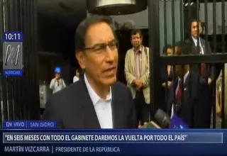 Martín Vizcarra: "No tenemos alianzas con ningún partido político"