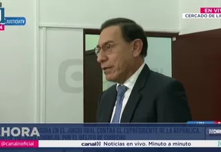 Martín Vizcarra: Nunca se ha pasado por mi cabeza la posibilidad de una fuga