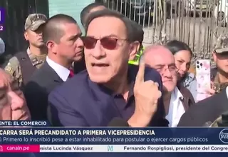 Martín Vizcarra es precandidato a vicepresidente por Perú Primero