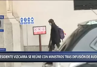Vizcarra se reúne con ministros de Estado tras difusión de audios del caso Richard Swing