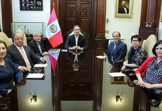 Martín Vizcarra se reunió con Comisión de Alto Nivel para la Reforma Política