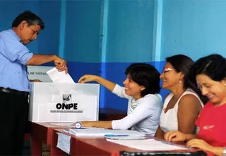 Más de 139 mil peruanos votarán en elecciones municipales complementarias