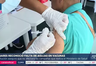 Vacunas contra influenza llegaron sin agujas, pero campaña sigue