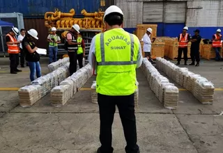 Sunat y Fiscalía incautaron más de 2 mil kilos de cocaína en el Callao