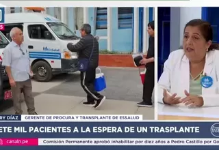 Más de 7 mil peruanos esperan trasplante de órganos
