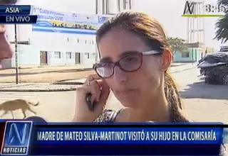 Mateo Silva Martinot recibe apoyo moral de su madre
