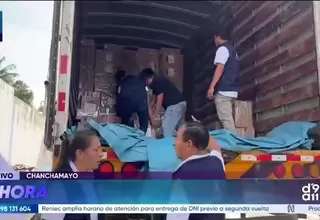 Material electoral llega a Chanchamayo, Cañete y Ayacucho para la segunda vuelta presidencial