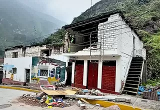 Matucana: Colegio colapsa tras deslizamiento de rocas por lluvias