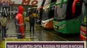 Matucana: Sutran suspendió la salida de buses desde Yerbateros por sismos - Noticias de matucana