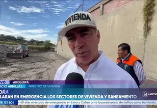 Ministro Mauricio Arnillas anuncia 15 proyectos de ley tras declaratoria de emergencia en Vivienda