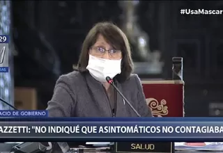 Ministra de Salud sobre asintomáticos con COVID-19: En ningún momento dije que no contagian