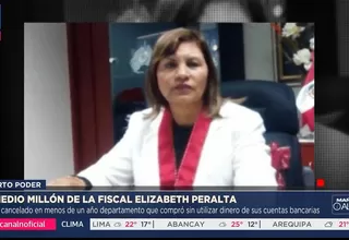 El medio millón de la fiscal Elizabeth Peralta