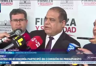 MEF defiende crédito suplementario de S/ 9 mil millones y asegura recursos para enfrentar eventual Fenómeno de El Niño