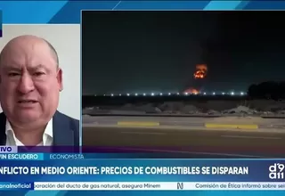 Melvin Escudero: Guerra en Irán, Camisea y El Niño son los factores de la crisis energética