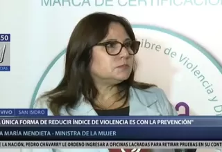 Ministra de la Mujer: Activaremos la alerta temprana en caso de desaparición de mujeres