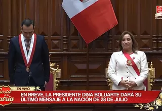 Mensaje a la Nación: Presidenta Dina Boluartec