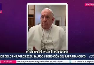 Mensaje del Papa por el mes del Señor de los Milagros