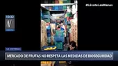 Mercado de Frutas: Video muestra a comerciantes y estibadores sin mascarillas - Noticias de estibadores