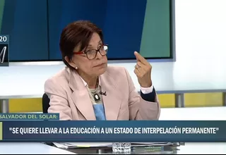 Cabanillas: "Me gustaría que la ministra de Educación no sea interpelada"