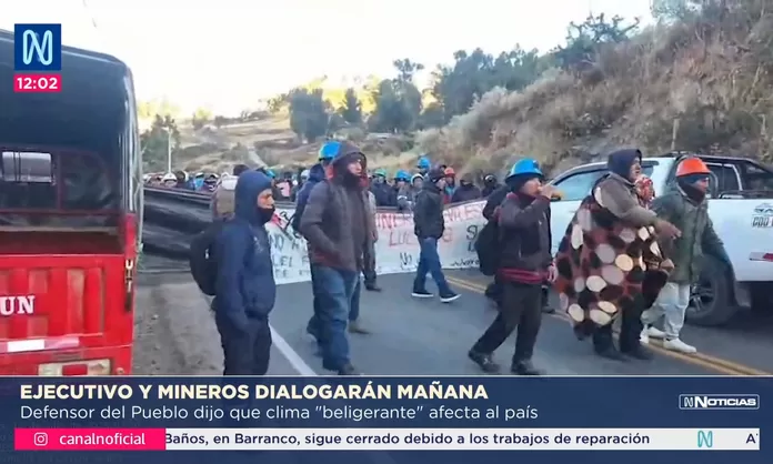 Mesa de diálogo con mineros inicia este lunes 14 de julio | Canal N