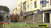 Mesa Redonda: Bomberos siguen trabajando en zona del incendio - Noticias de mesa-redonda