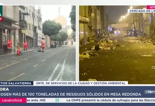 Mesa Redonda: Municipio de Lima recoge toneladas de residuos