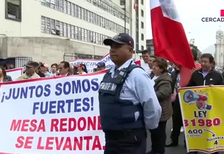 Mesa Redonda: Realizan protesta contra la ley que limita el comercio a solo cuatro rubros