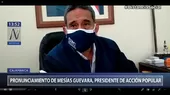 Mesías Guevara: Vacancia presidencial no tiene que darse - Noticias de che-guevara