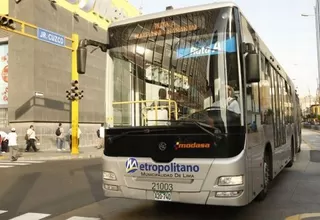 Navidad 2014: el 25 solo funcionarán las líneas regulares del Metropolitano