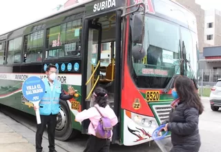 Metropolitano: Habilitan más de 115 vehículos de transporte público para atender demanda