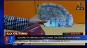 Metropolitano: buscan a usuario que olvidó monedero con mil soles - Noticias de pasos-perdidos