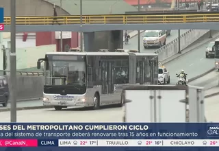 Metropolitano: Buses cumplen 15 años y presentan fallas, advierten especialistas