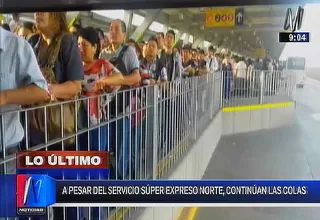 Metropolitano: caos continúa en Estación Naranjal pese a nuevo servicio