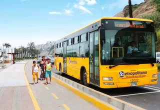 Conoce el horario del servicio especial 'circuito de playas' del Metropolitano